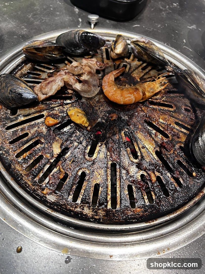 Grilled Seafood and Meat