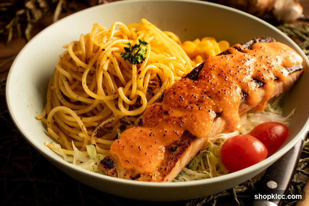 Salmon Pasta Dish