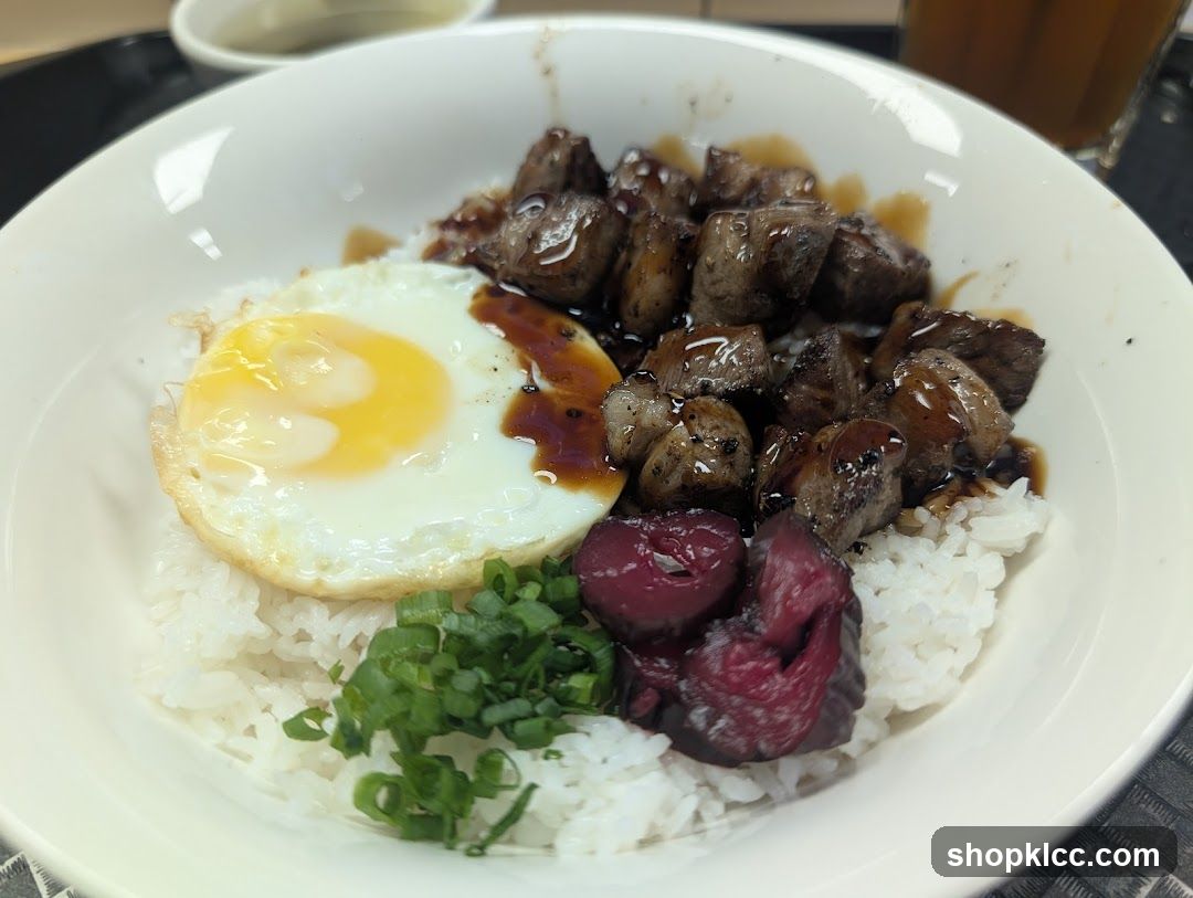 Beef and Egg Rice Bowl