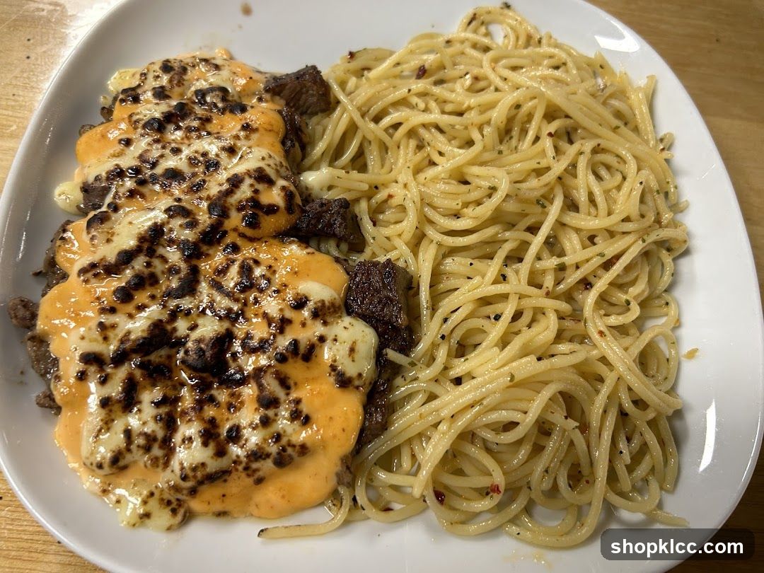 Steak and Spaghetti