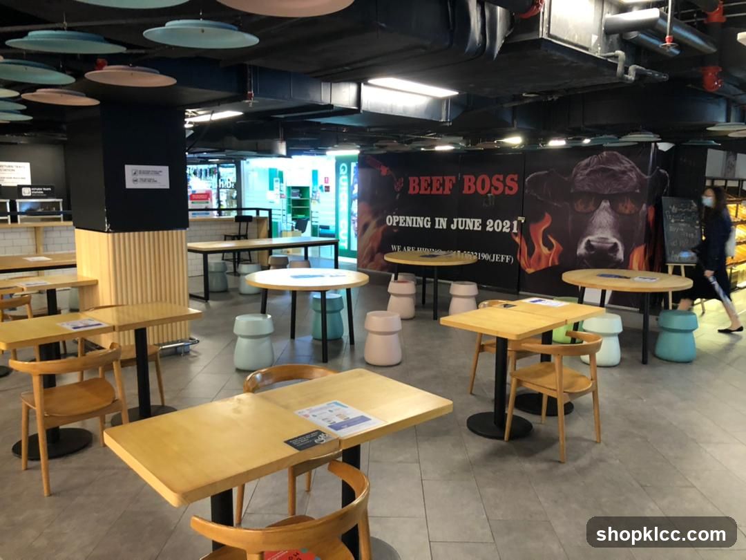 Restaurant interior with tables and chairs