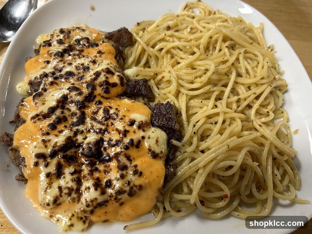 Steak and Spaghetti