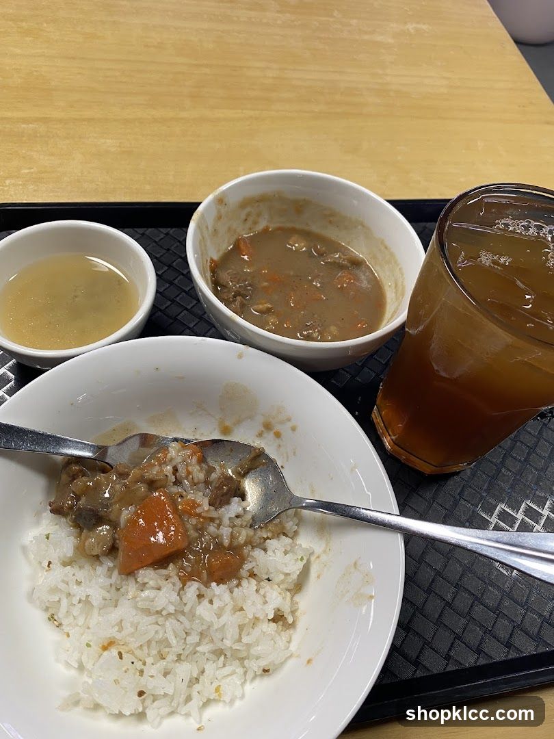 Meal with Rice and Stew