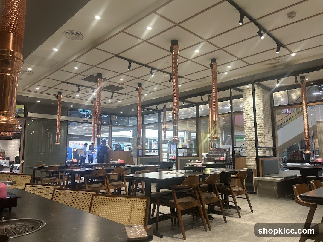Restaurant Interior with Grills