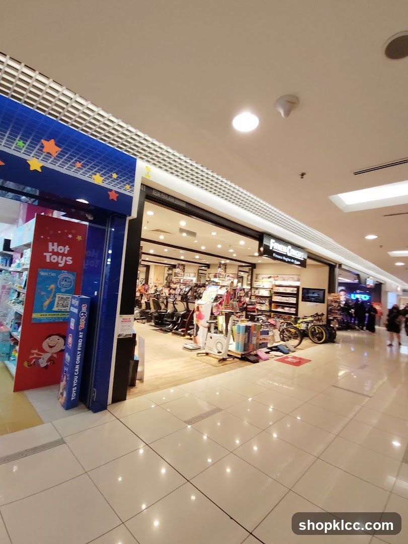 Fitness Equipment Store and Toy Store