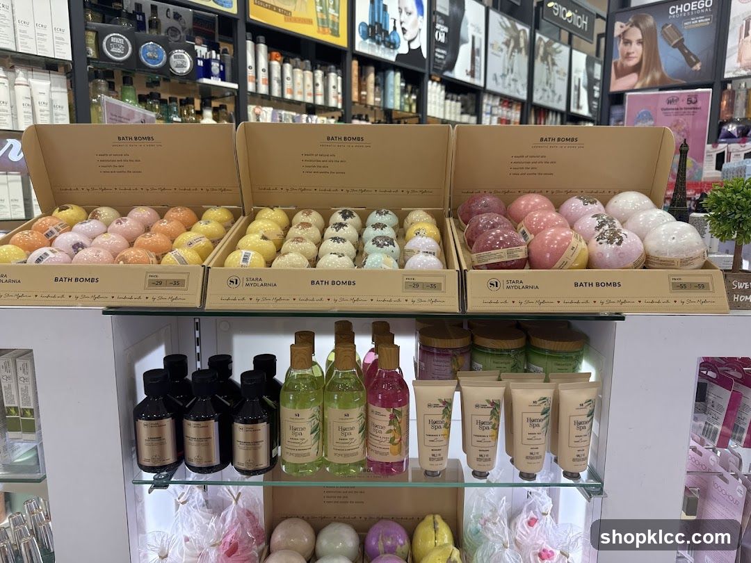 Bath and Body Shop Display