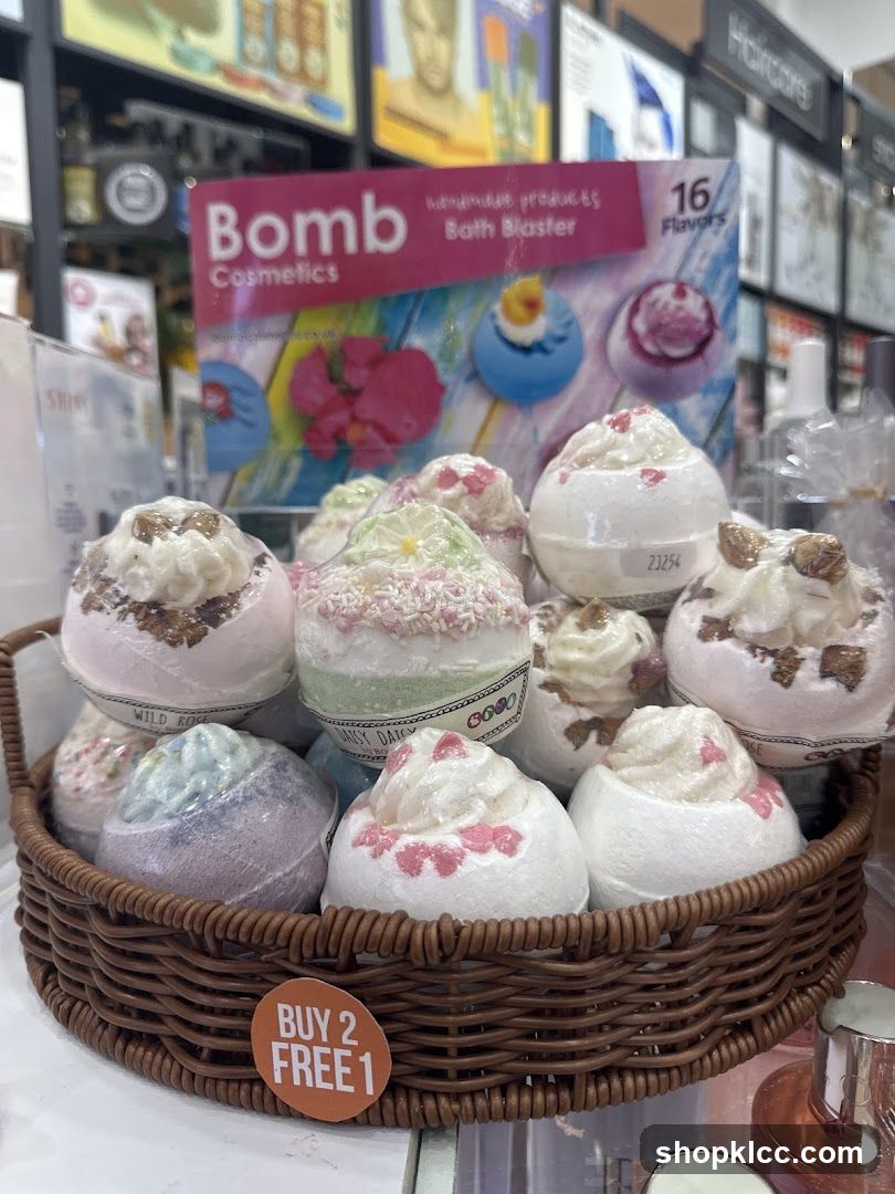 Bath Bombs Display