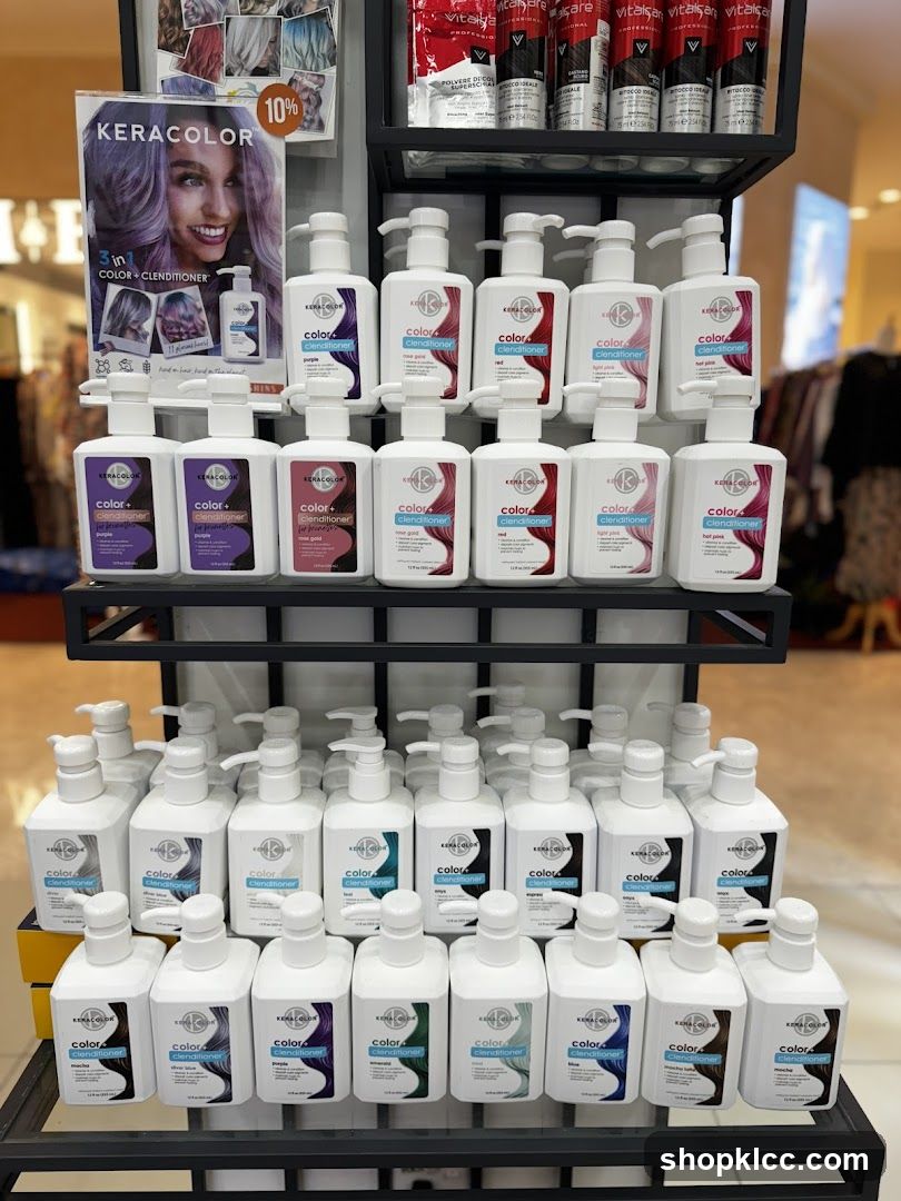 Keracolor Hair Care Display