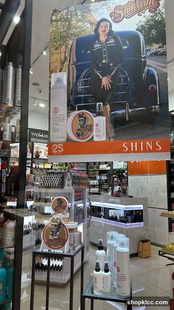Shins Hair Product Display
