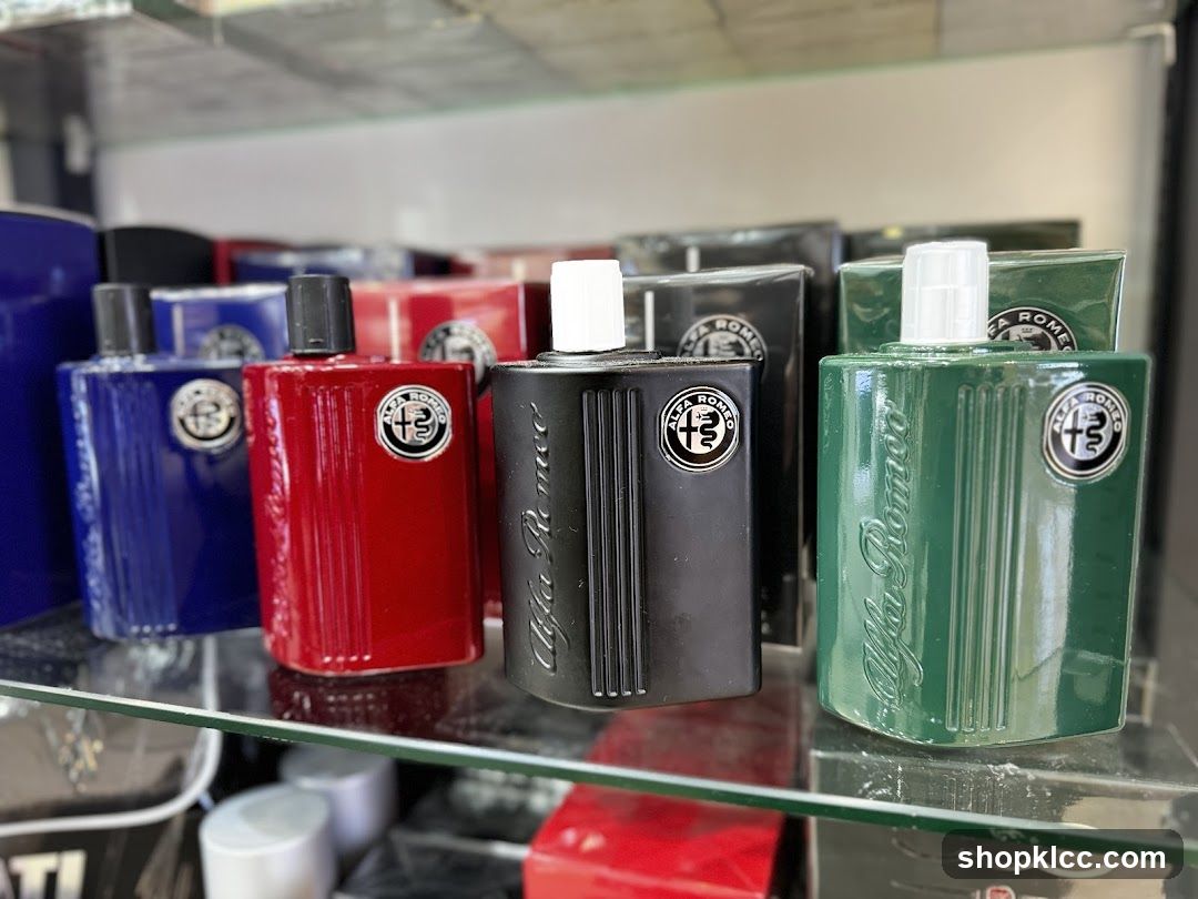 Alfa Romeo Perfume Display