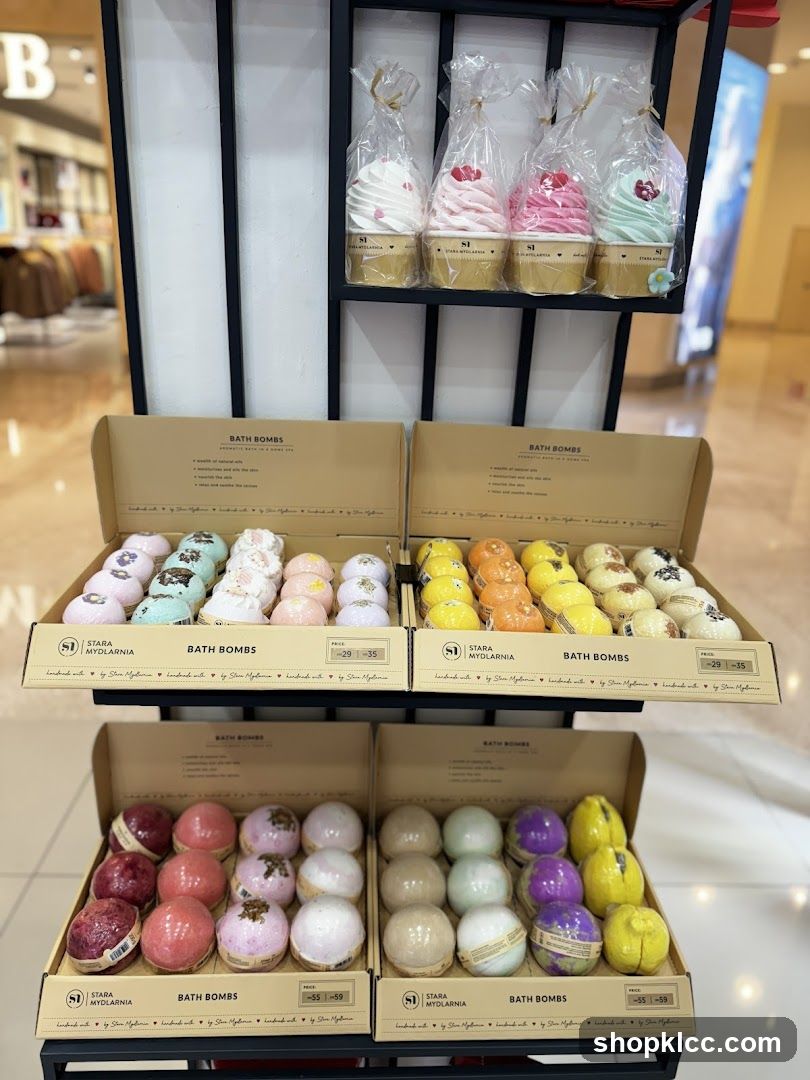 Bath Bombs Display