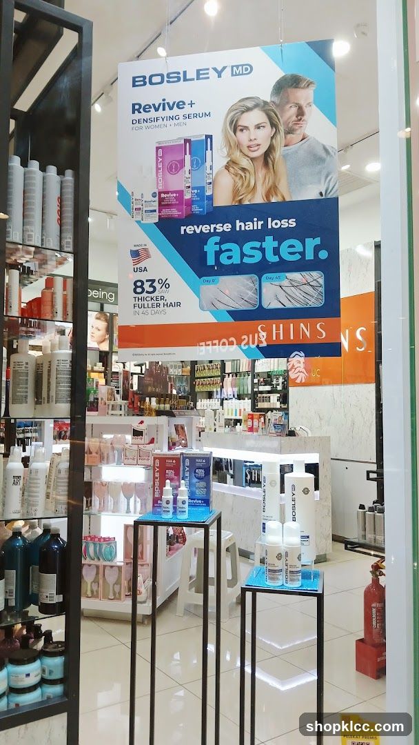 Bosley MD Hair Loss Treatment Display