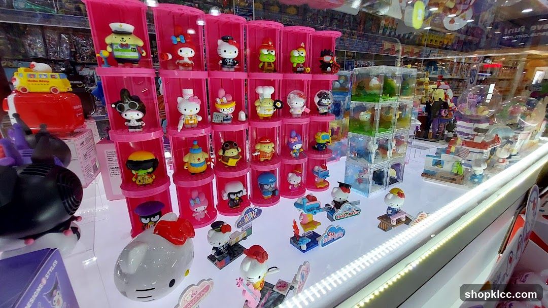 Display of Sanrio Character Figurines