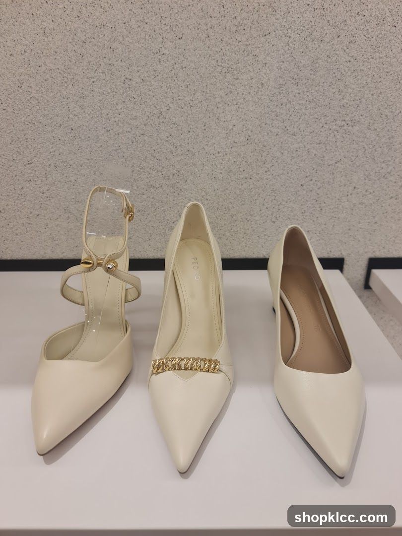 Cream Heels Display