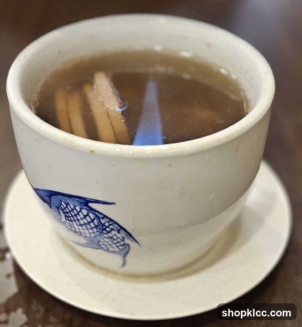 Cup of Tea with Ginger Slices