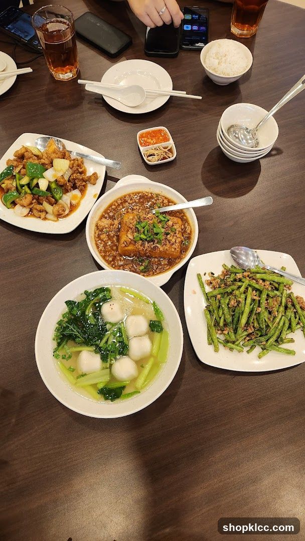 Dining Table with Chinese Dishes