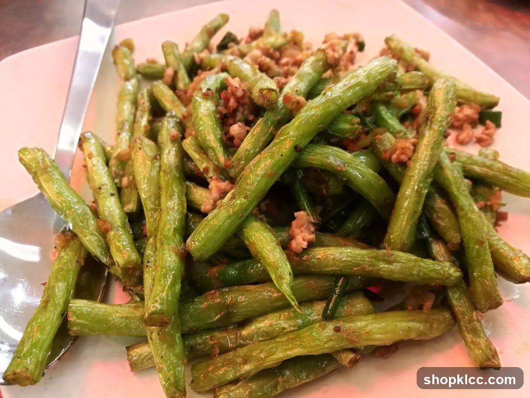 Stir-fried Green Beans with Minced Pork