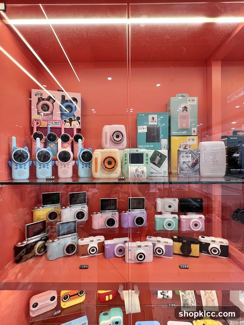 Camera Display Shelf