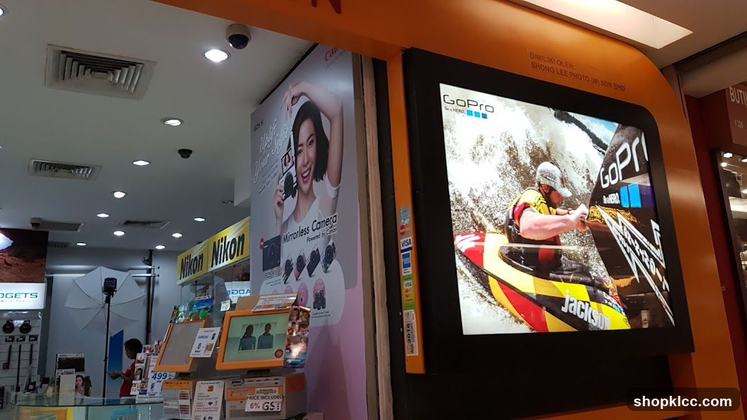 Camera Store Interior and Display