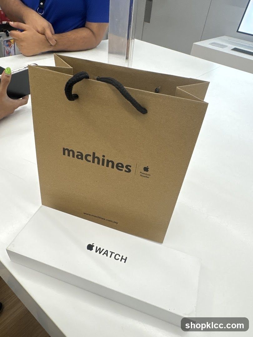 Apple Watch Box and Shopping Bag