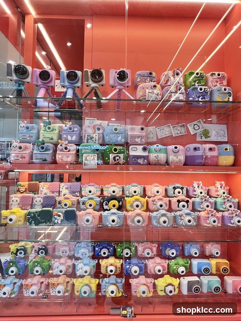 Colorful Instant Camera Display