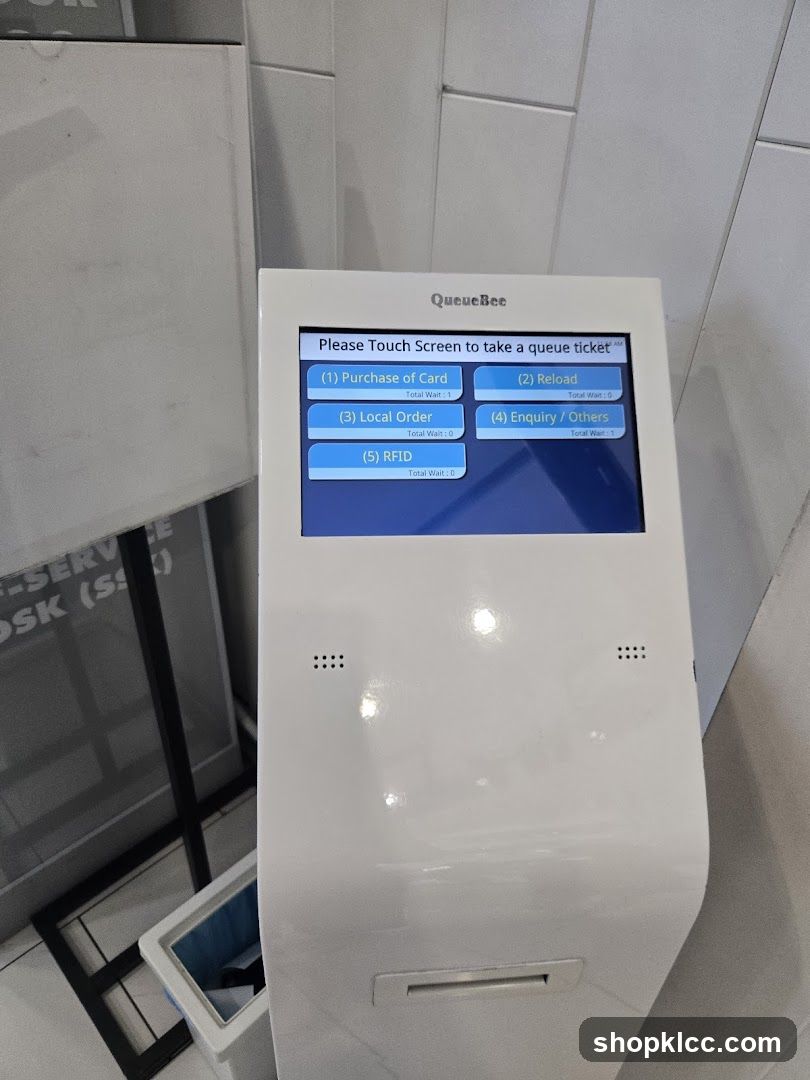 Queue Ticket Machine