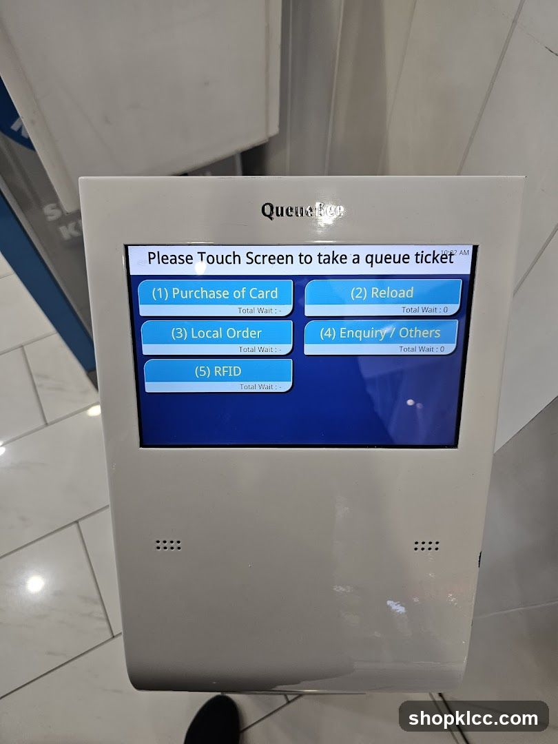 Queue Ticket Machine