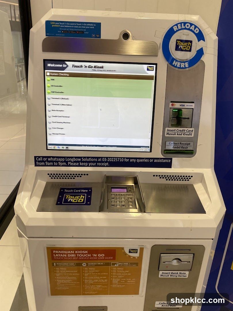 Touch 'n Go Kiosk