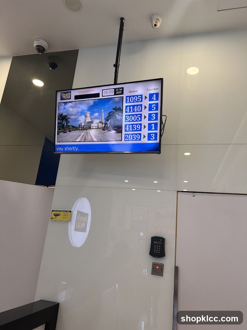 Queue Display Screen