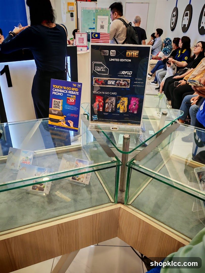 Promotional Display for Touch 'n Go RFID Cards