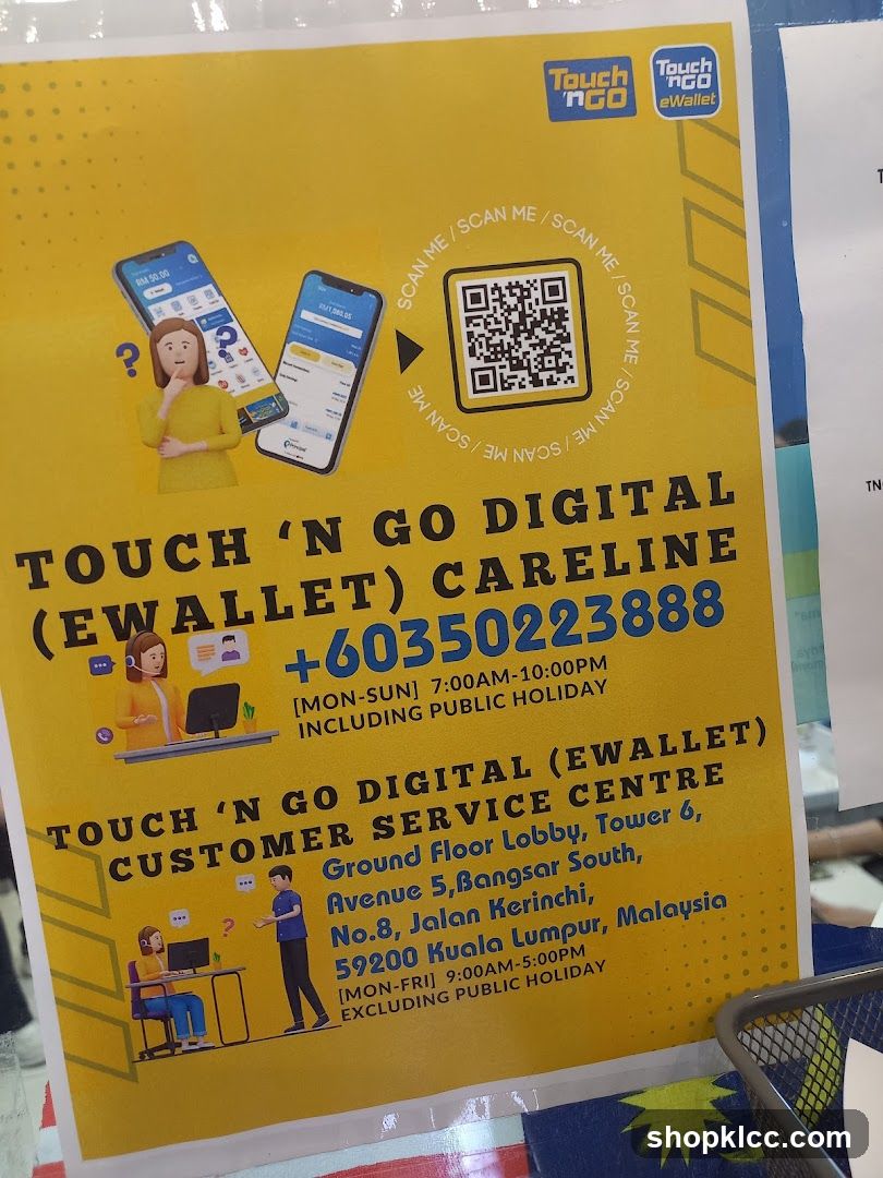 Touch 'n Go Digital (Ewallet) Information Poster