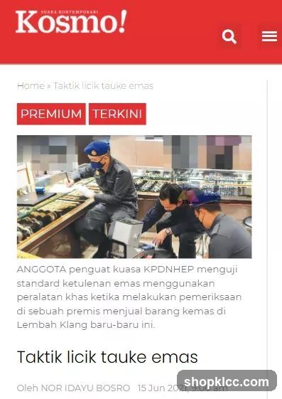 Gold Smugglers Caught in Gold Shop