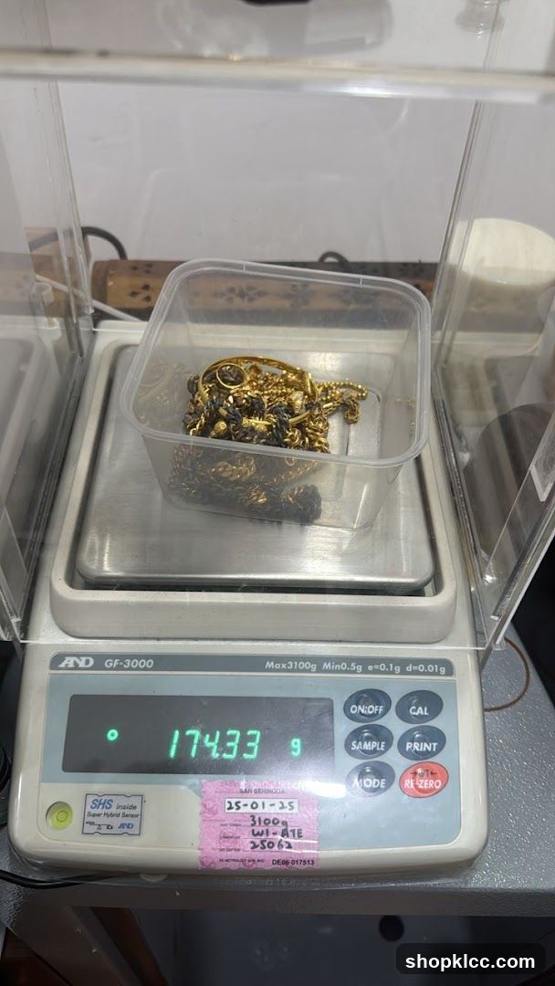 Gold Jewelry Weighing