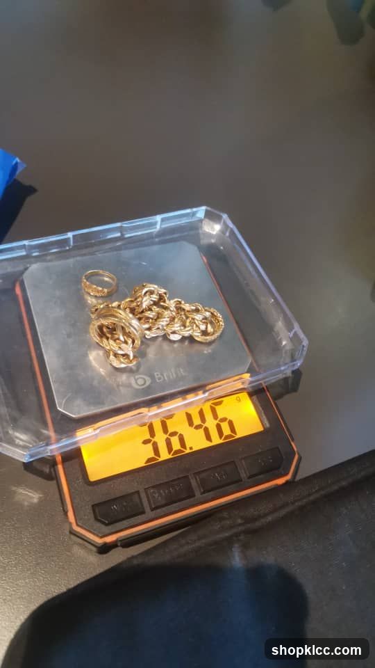 Gold Jewelry Weighing