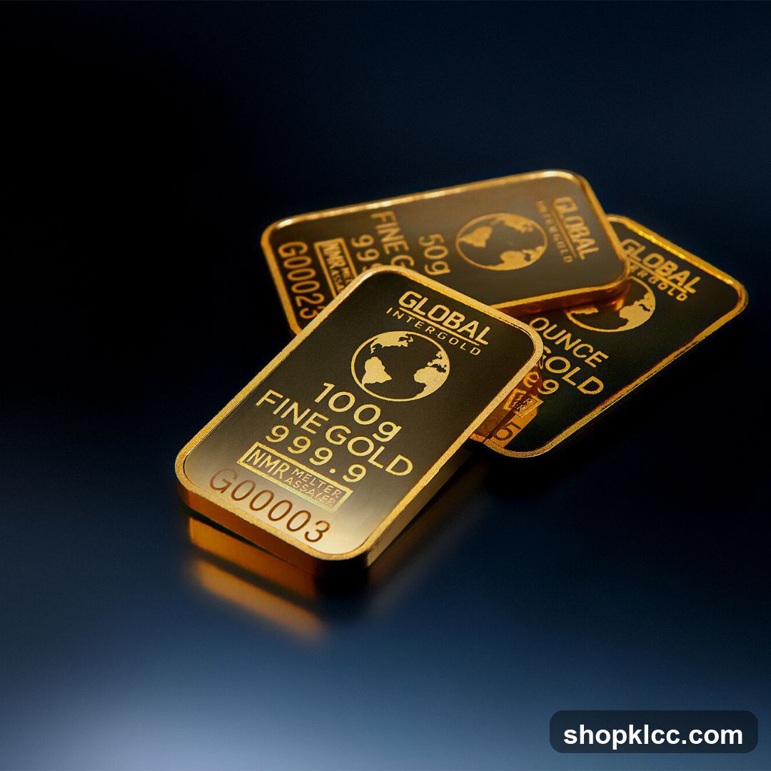 Gold Bars Display