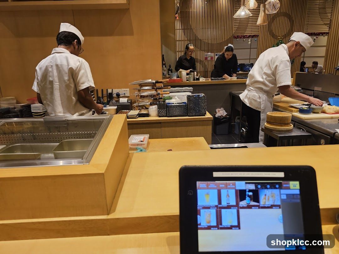 Sushi Restaurant Interior