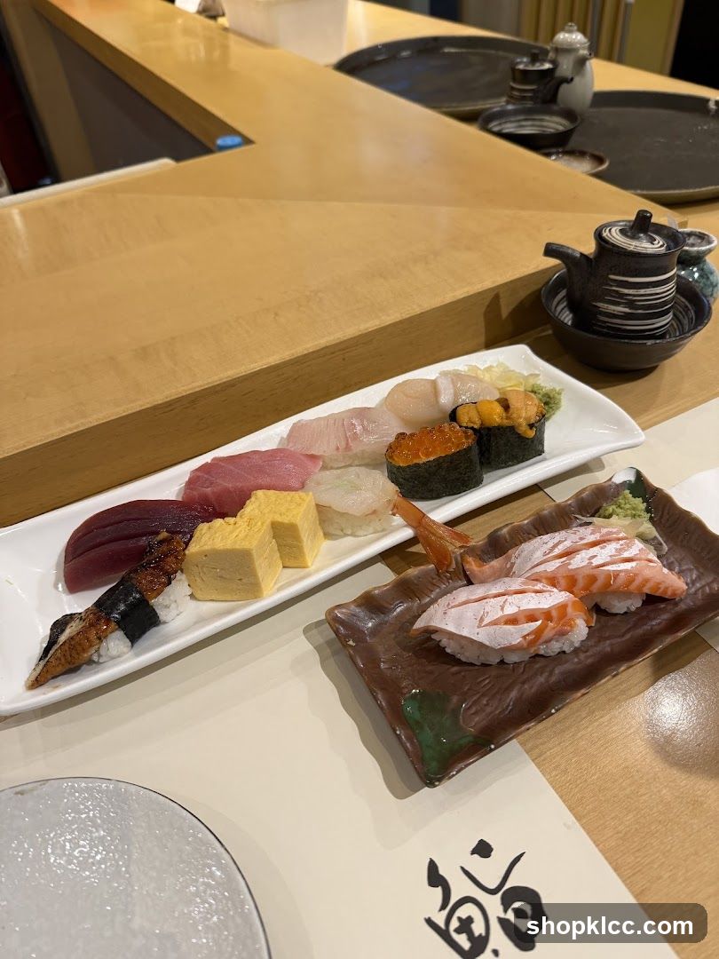 Sushi Platter at Omakase Restaurant