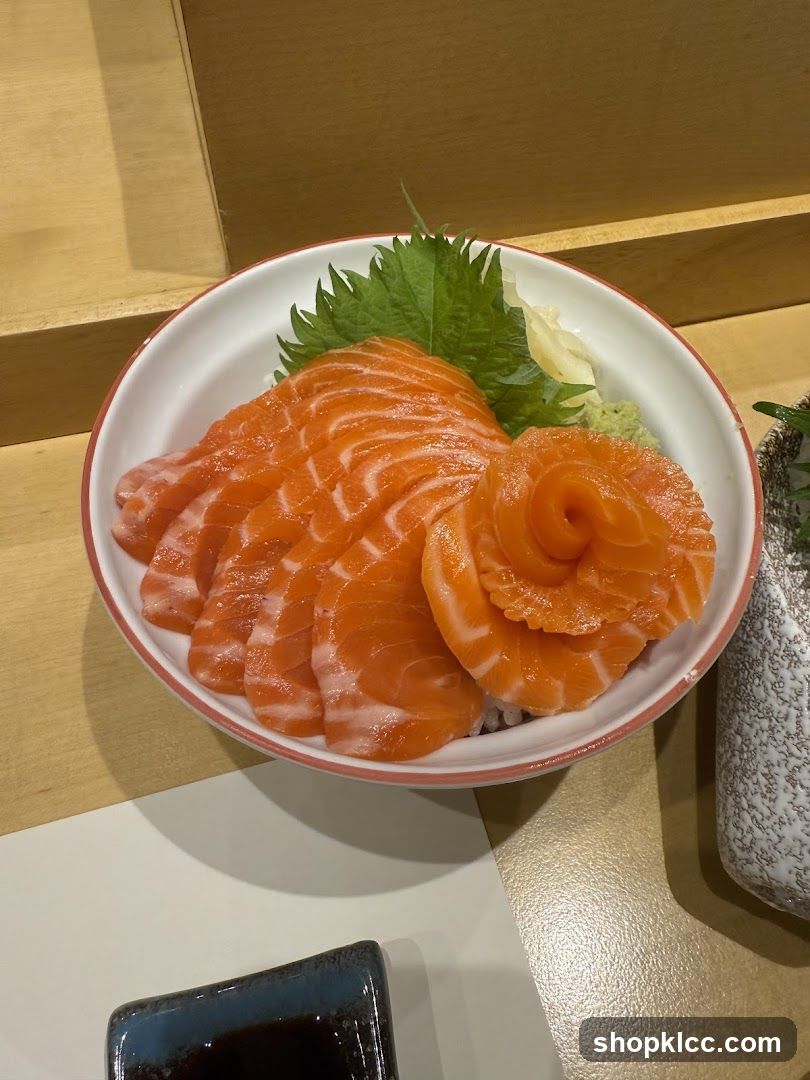 Salmon Sashimi Bowl