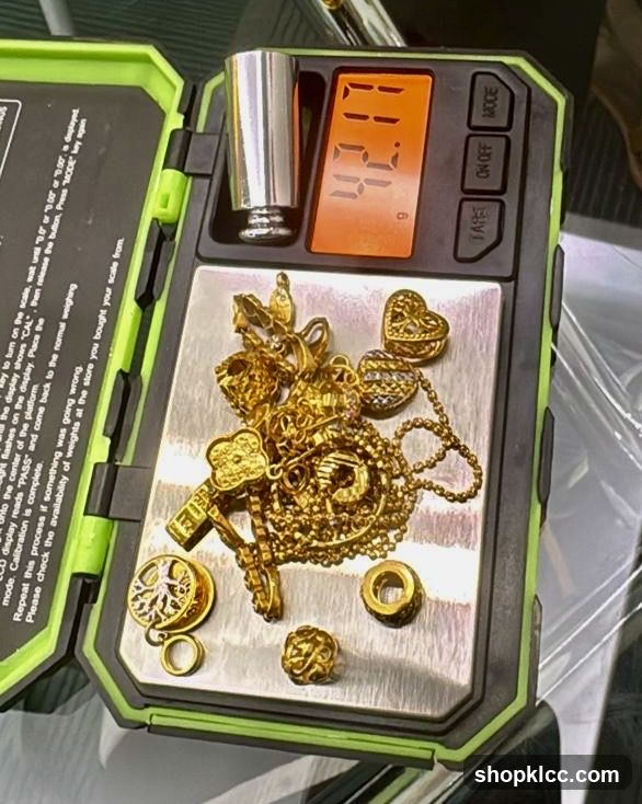 Gold Jewelry Weighing