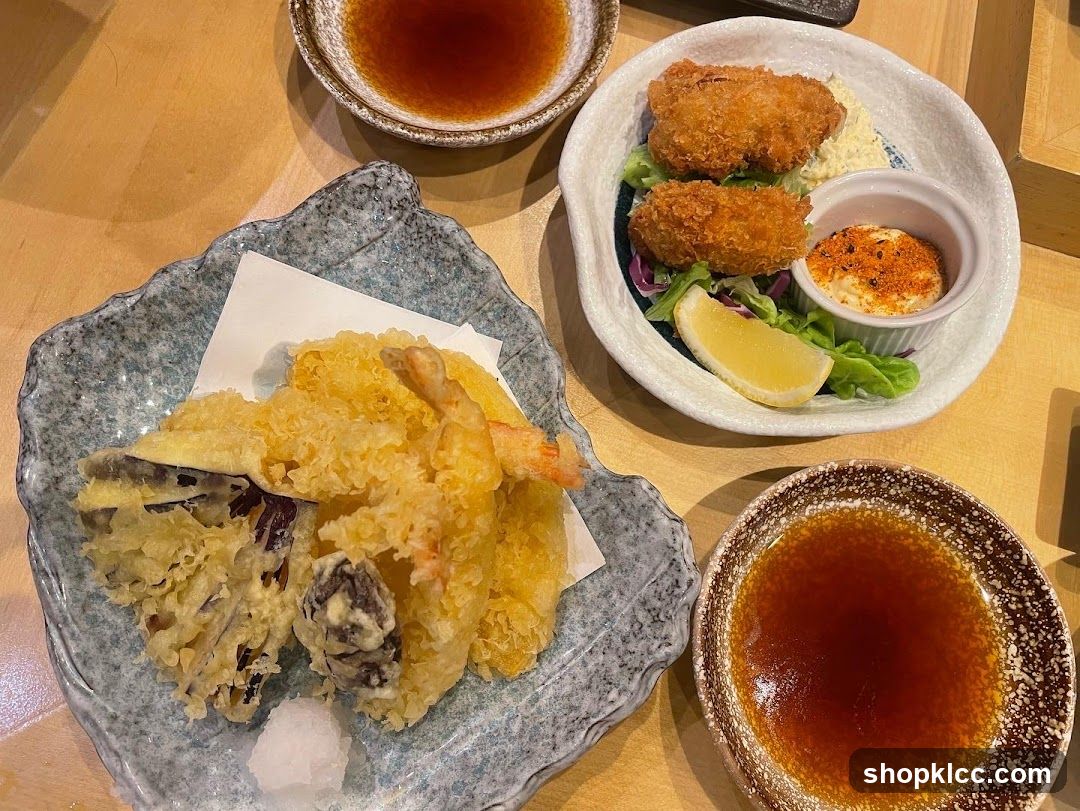 Japanese Tempura and Fried Food Platter