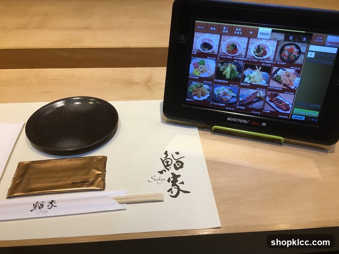 Sushiro Table Setting