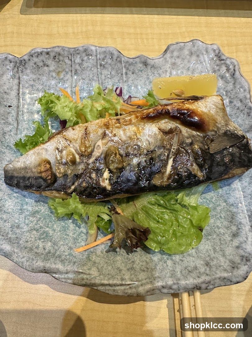 Grilled Fish with Salad