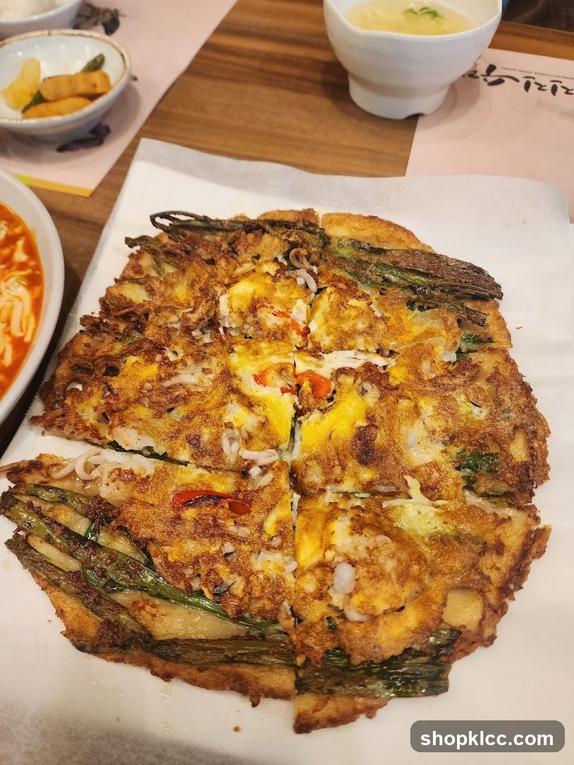 Korean Pancake (Jokbal or similar)
