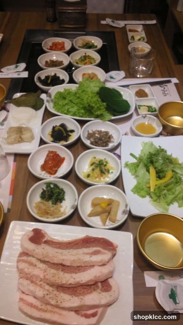 Korean BBQ Table Setting
