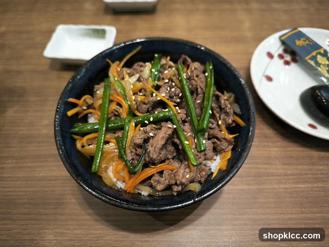 Beef and Vegetable Rice Bowl
