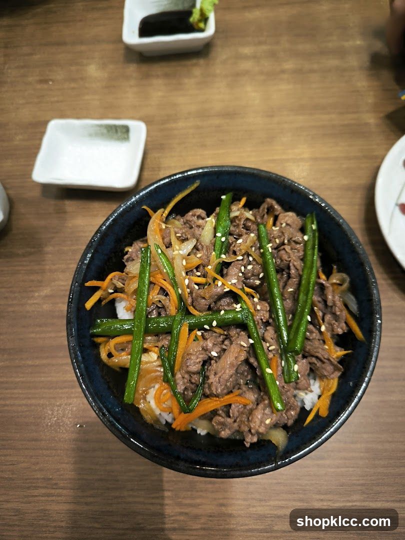 Beef and Vegetable Rice Bowl