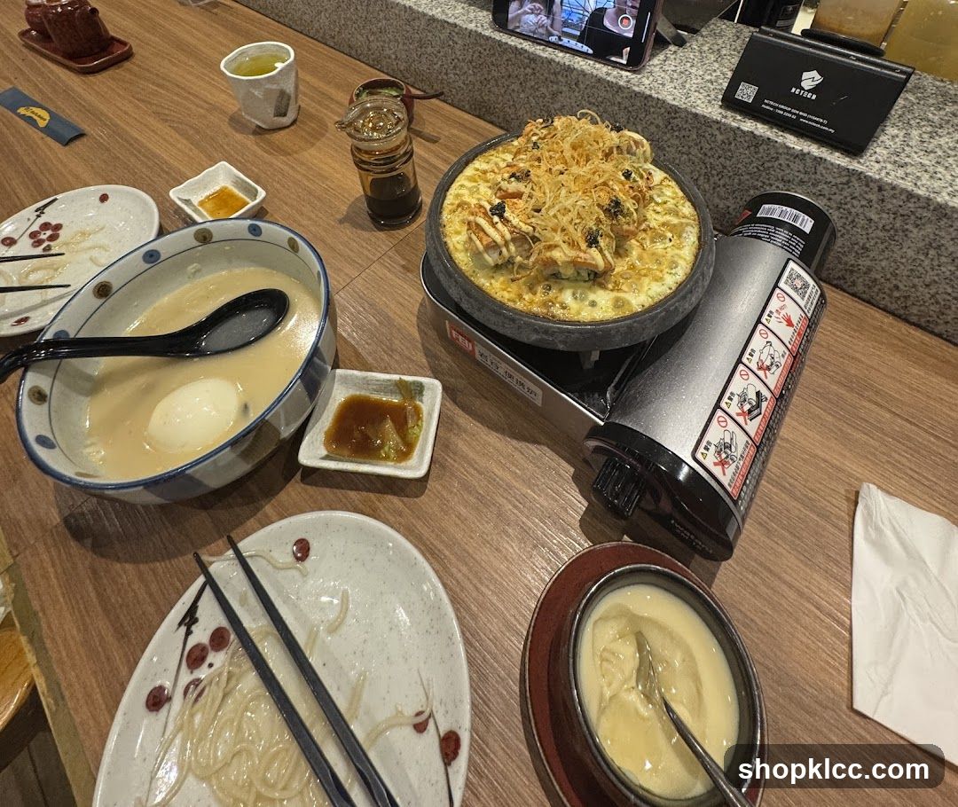 Table Setting with Food