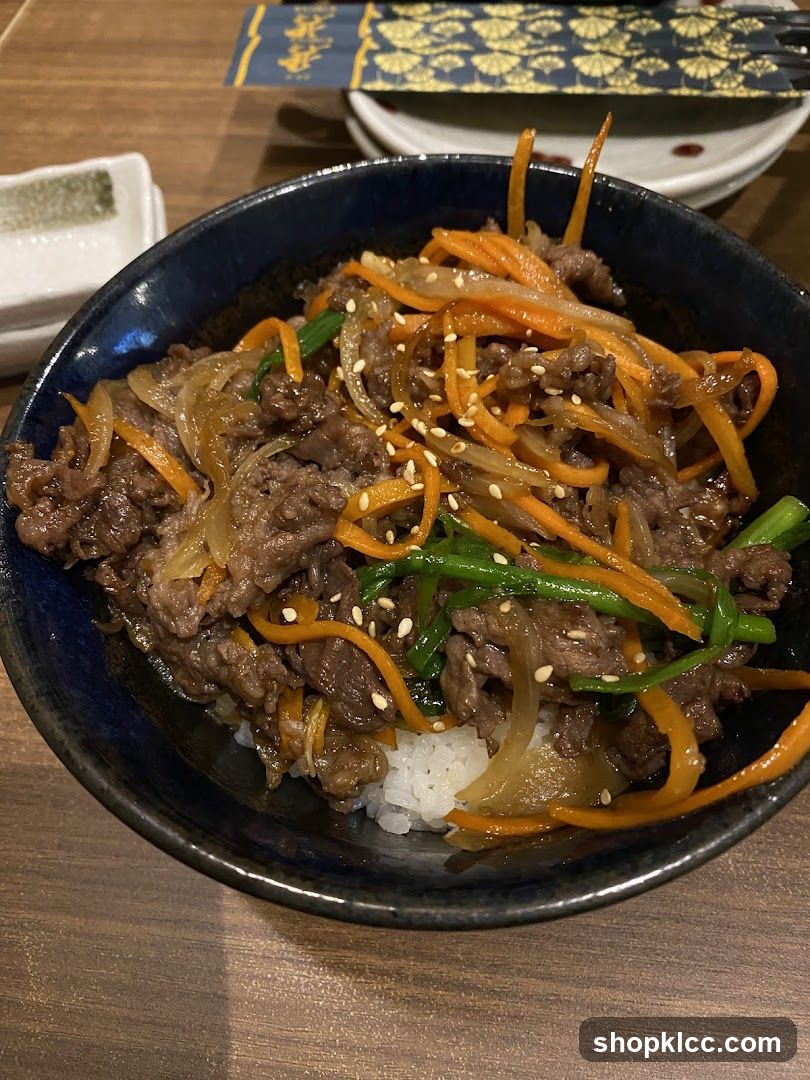 Beef and Vegetable Rice Bowl