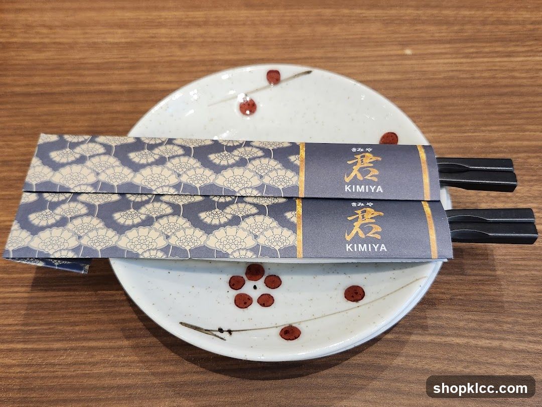 Chopsticks with branded packaging