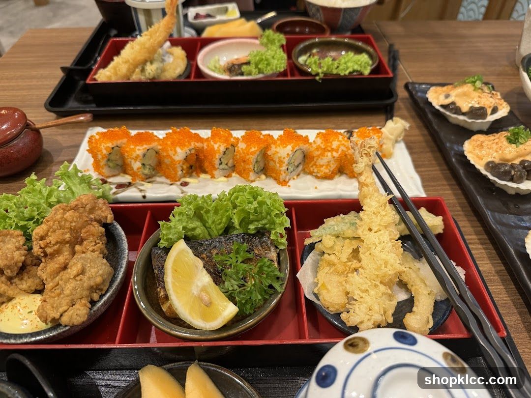 Japanese Bento Box and Sushi